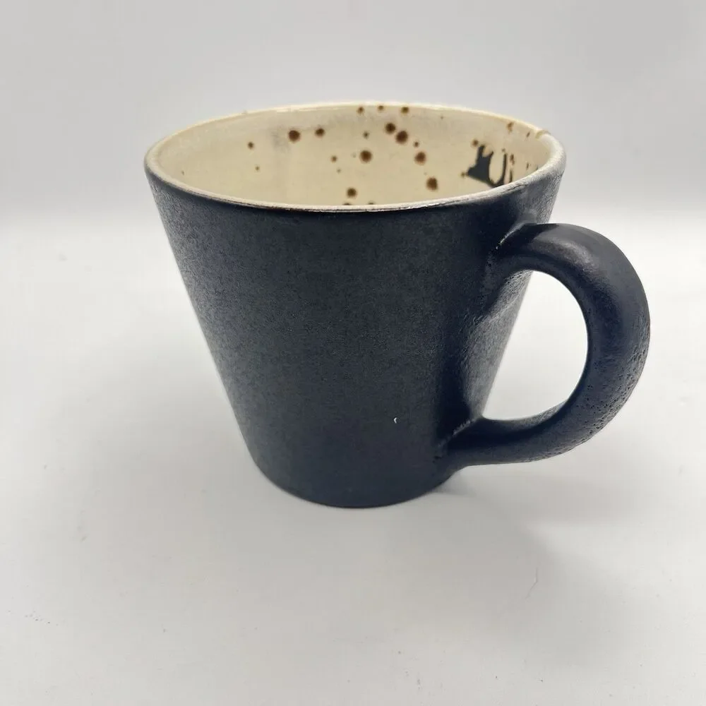 Pottery Barn Rustic Reindeer Terracotta Mug
